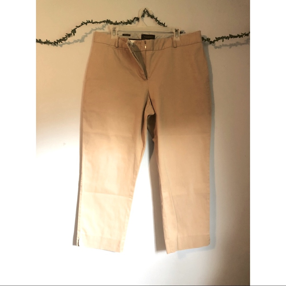 Talbots signature khakis — size 14